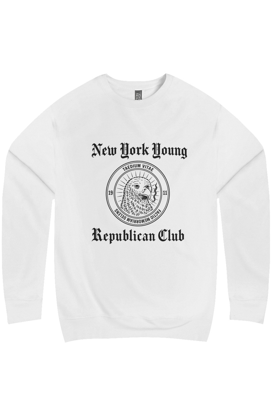Parody NYYRC Exhausted Eagle Premium Crew Neck