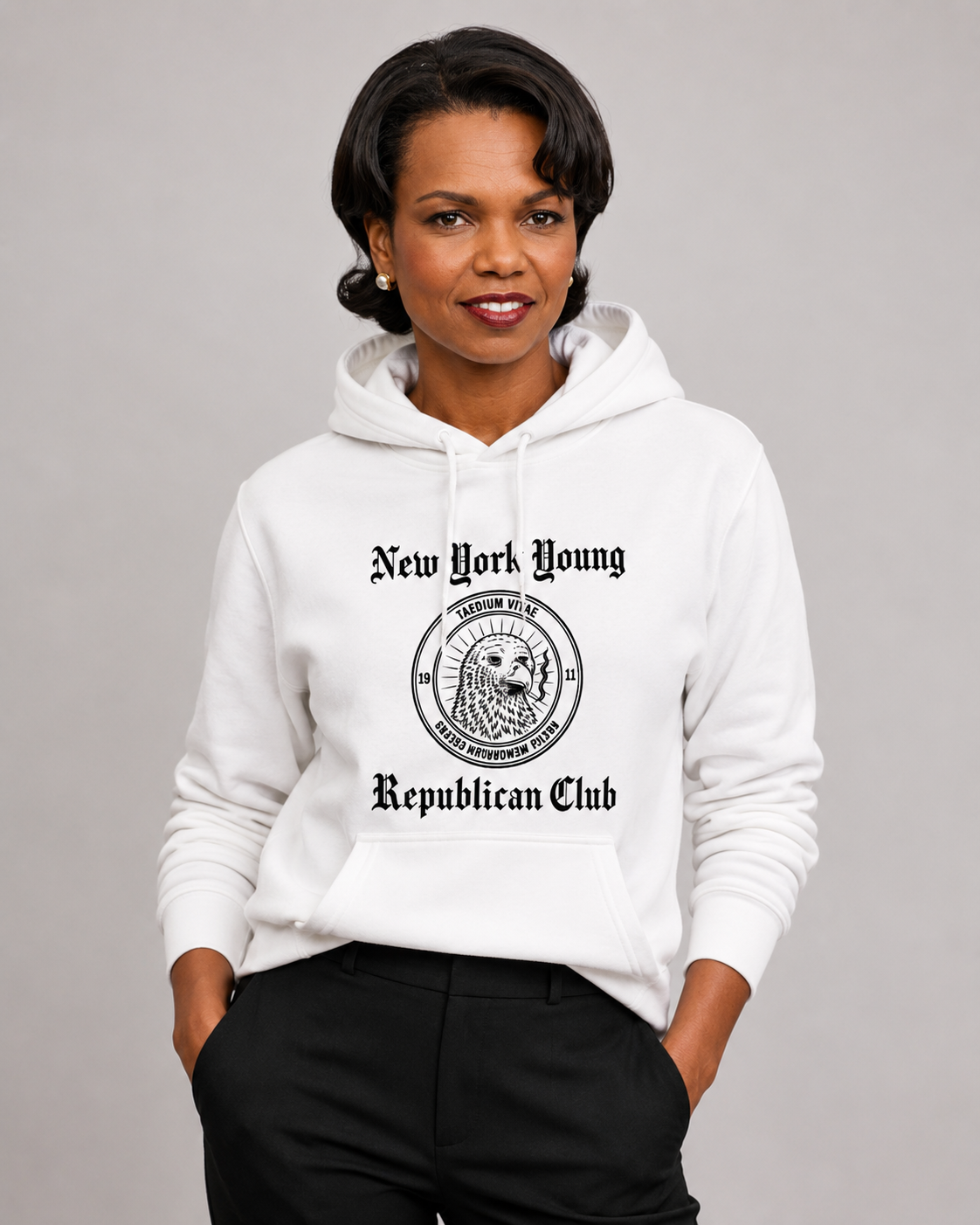 Premium Organic Cotton Parody NYYRC Exhausted Eagle Hoodie
